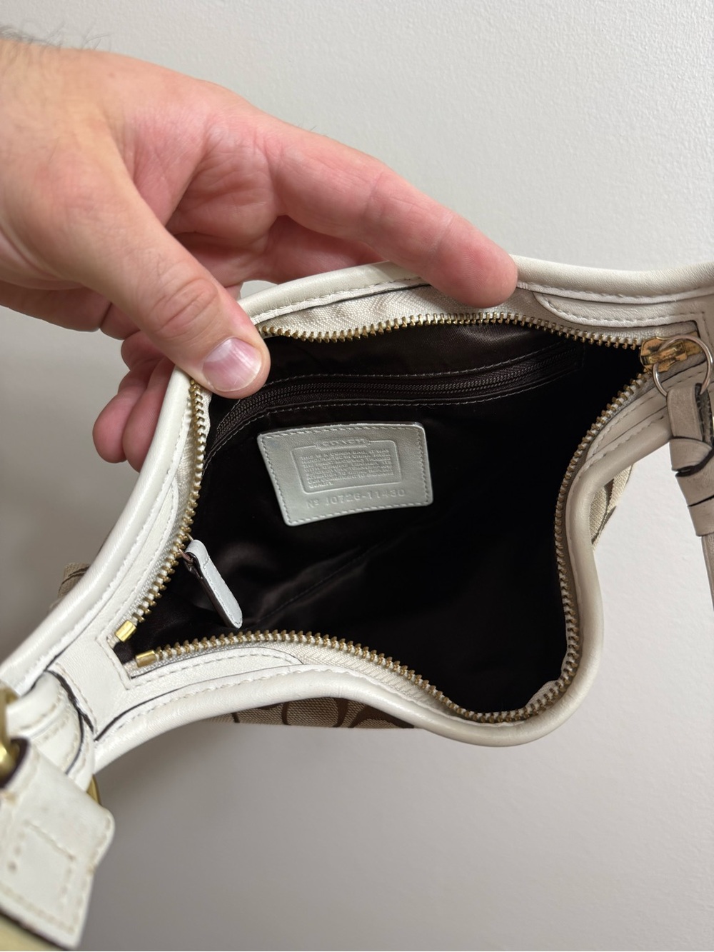 Coach Bleeker Zip Hobo Shoulder Bag - Picture 6 of 7